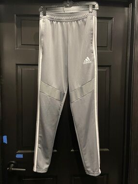 Adidas Gray Athletic Track Pants